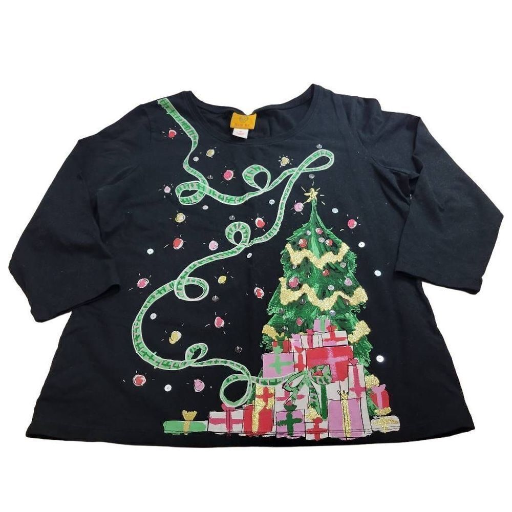 Ruby Rd Christmas blouse M